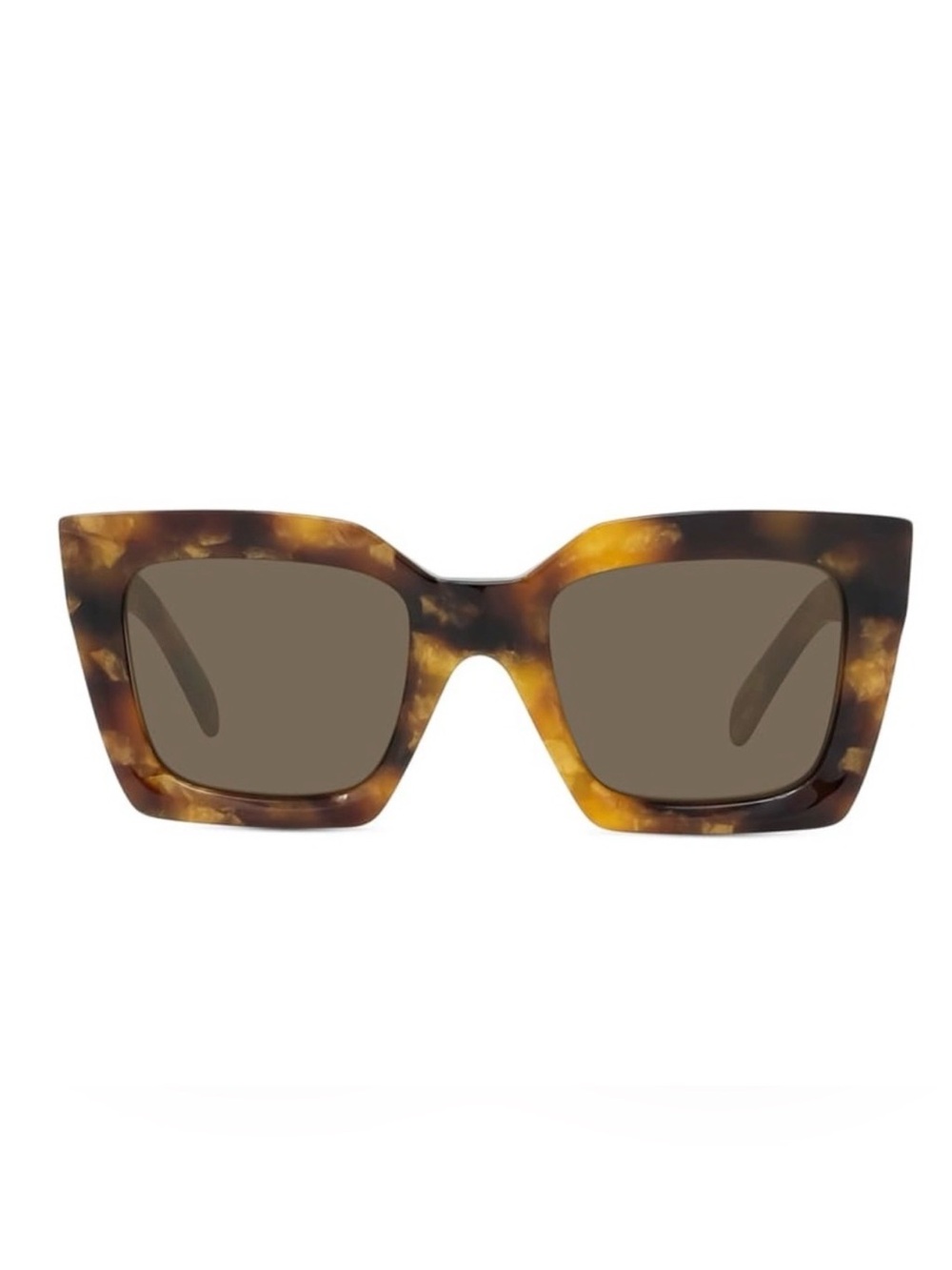 Celine Square Dark Havana Sunglasses CL401301 52E